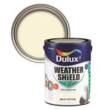 Dulux Weathershield Smooth Masonry Wild Cotton 5L