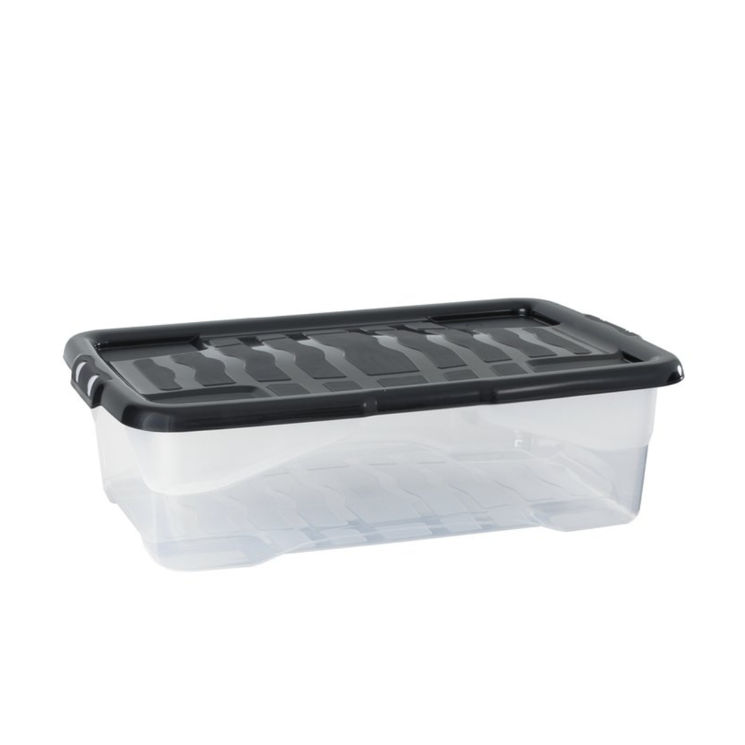 30L Underbed Curve Box With Lid