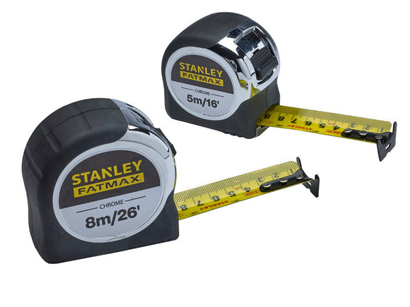 Stanley Fatmax Chrome Tape Twin Pack