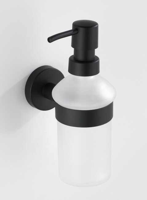 Wenko Bosio Matt Black Soap Dispenser