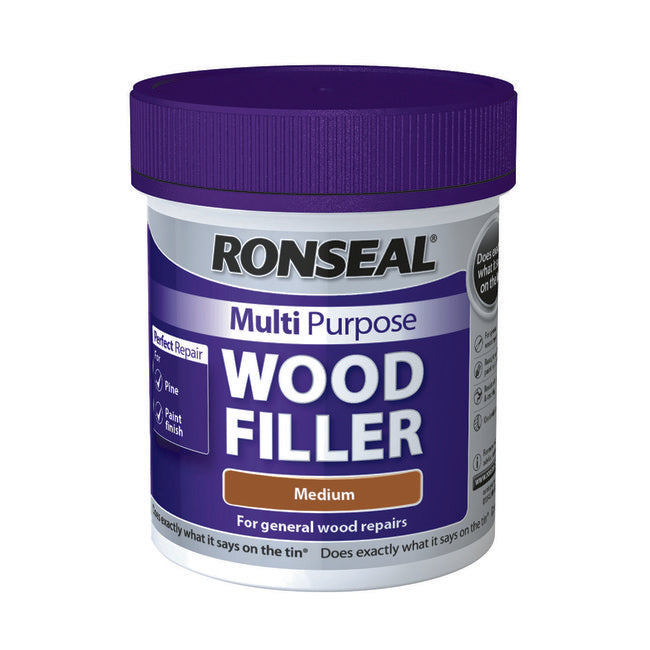 Ronseal Multi Purpose Wood Filler Tub 250g Medium