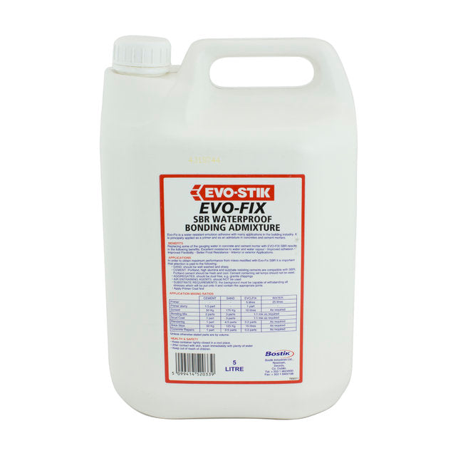 Evo-Stik Evofix SBR Waterproof Bonding Admixture 5L