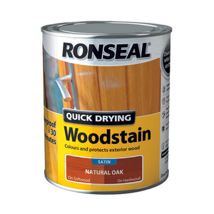 Quick Drying Woodstain 750ml Natural Oak