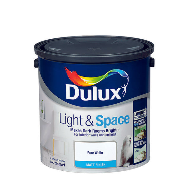 Dulux Light & Space Pure White  2.5L