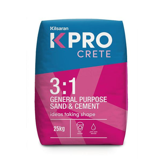 Kilsaran Sand & Cement Mix General Purpose (25kg Bag)