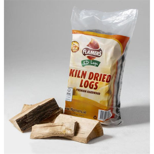 Flamers Premium Hardwood Kiln Dried Logs (~10kg)