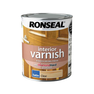 Ronseal Interior Varnish Clear Satin 750ml