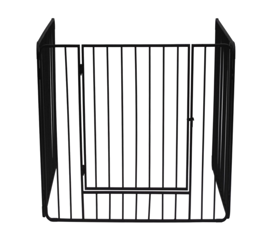 Stove Guard With Bars & Swing Door
