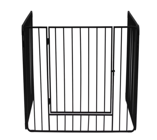 Stove Guard With Bars & Swing Door
