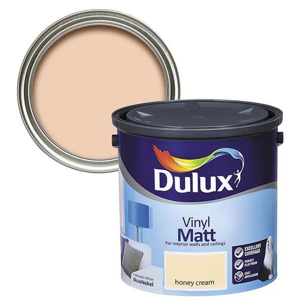 Dulux Vinyl Matt Honey Cream 2.5L