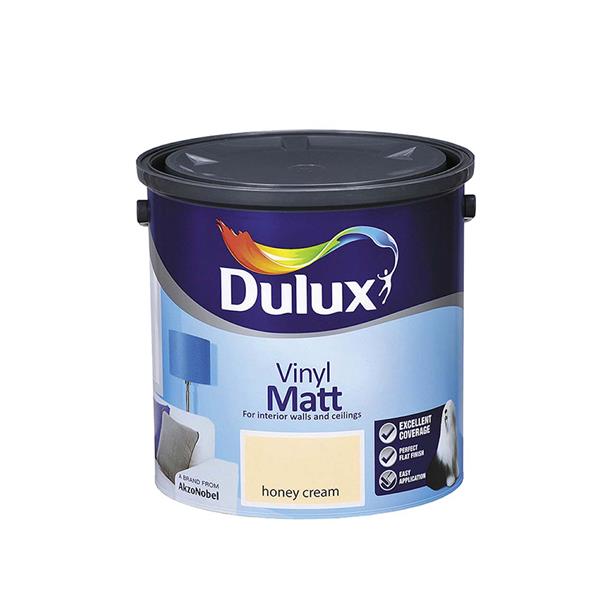 Dulux Vinyl Matt Honey Cream 2.5L