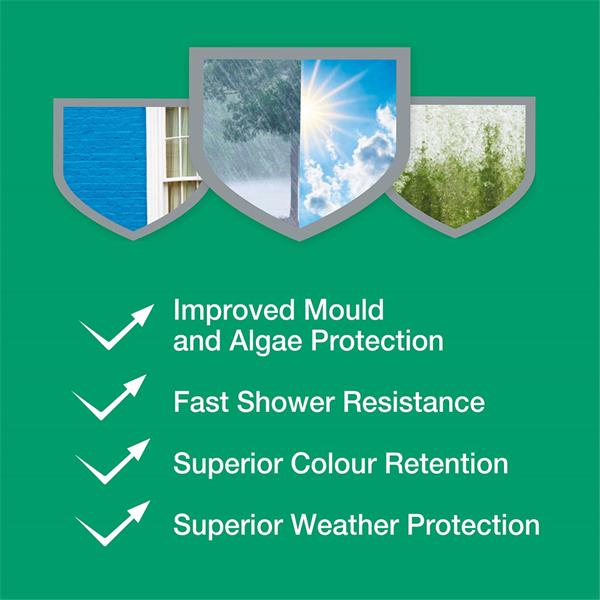 Dulux Weathershield Smooth Masonry Gardenia 5L