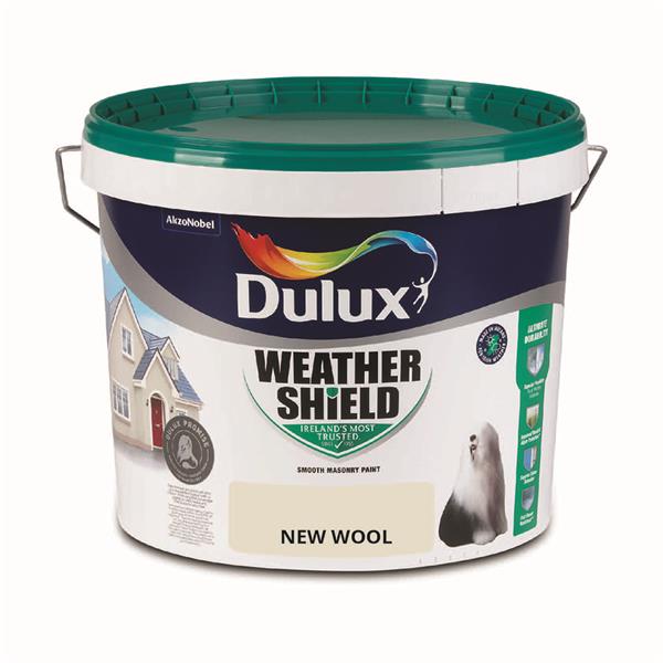 Dulux Weathershield Smooth Masonry New Wool 10L