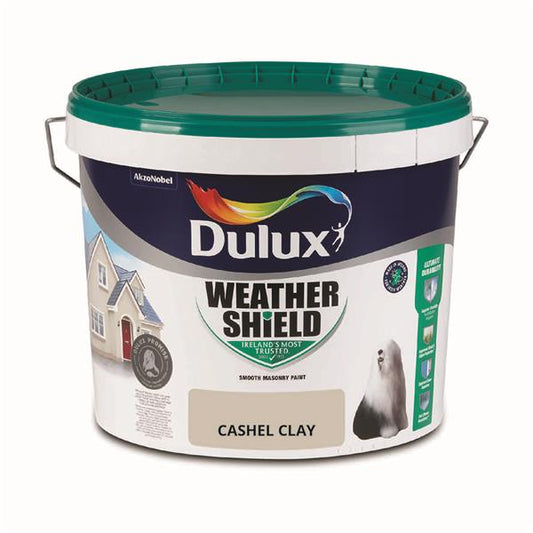 Dulux Weathershield Smooth Masonry Cashel Clay 10L