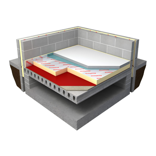 Xtratherm/Unilin 75mm XT/UF PIR Underfloor Insulation 2400mm x 1200mm
