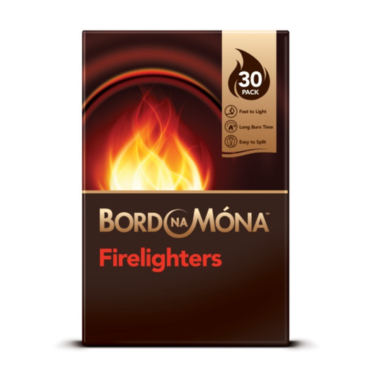 Bord Na Mona Firelighters (Pack of 30)