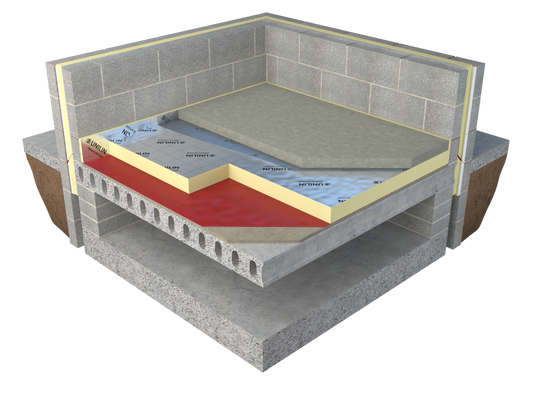 Unilin 100mm Thin-R XT/PR-UF PIR Insulation for floors 2400mm x 1200mm