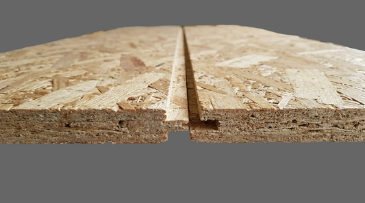 OSB Board T&G 18mm thick 2.44m x 0.59m (8'x 2' approx)