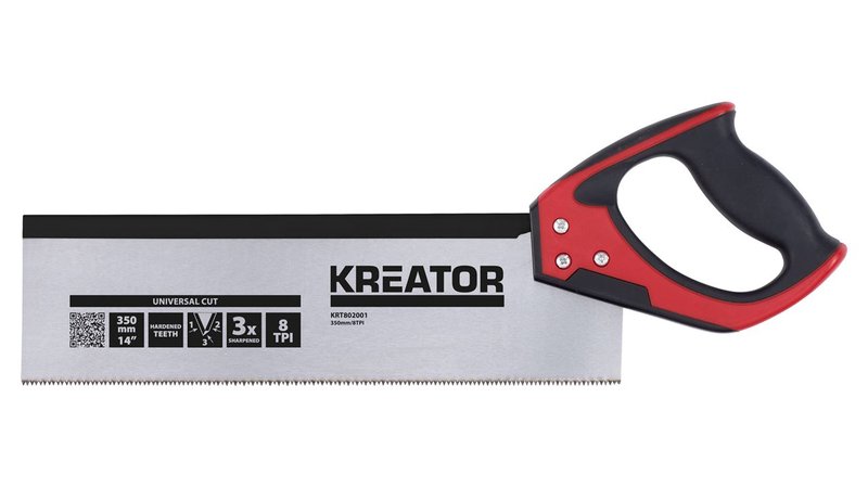 Kreator 350mm Tenon Saw - 13Tpi