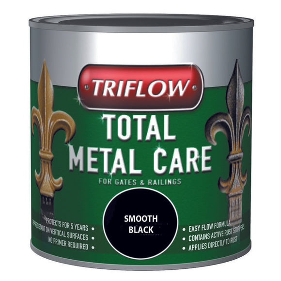Triflow Metal Care For Gates & Railings 1L Black Smooth