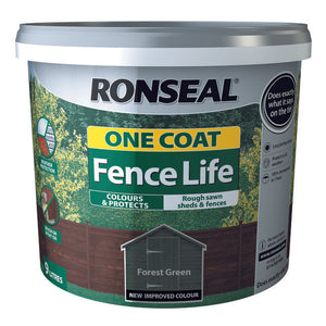 One Coat Fence Life 9L Forest Green