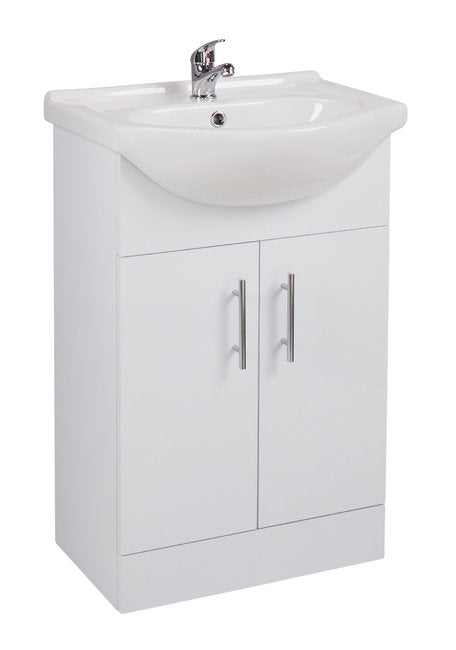 55cm Vanity Unit, Basin & Free Rio Basin Tap