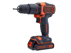 Black & Decker 18V Combi Drill with 120 Piece Accessory Set