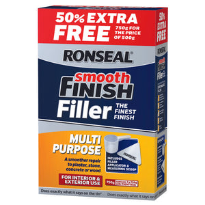Ronseal Multi Purpose Wall Filler 550g+50%
