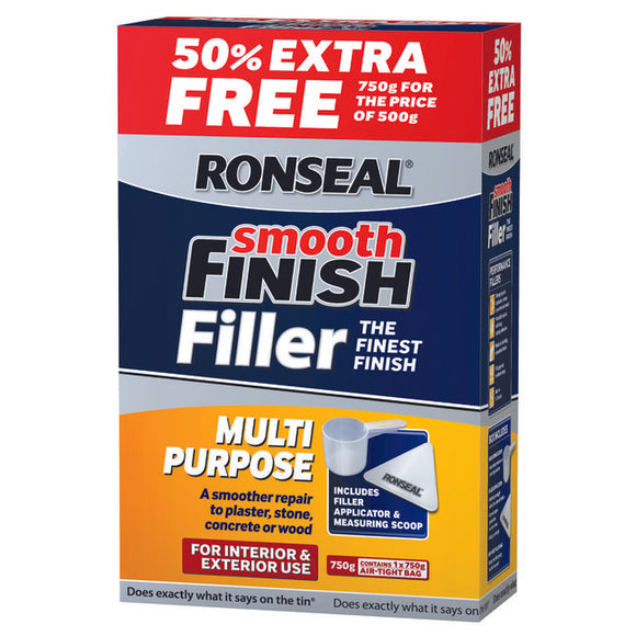 Ronseal Multi Purpose Wall Filler 550g+50%