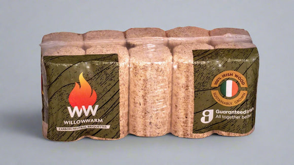 Willow Warm Wood Briquette 10 Pack