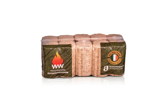 Willow Warm Wood  Briquette 10 Pack
