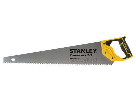 Stanley Tradecut Handsaw 22in/550mm