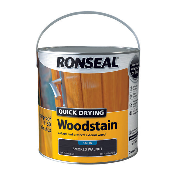 Quick Drying Woodstain 2.5L Smoked Walnut
