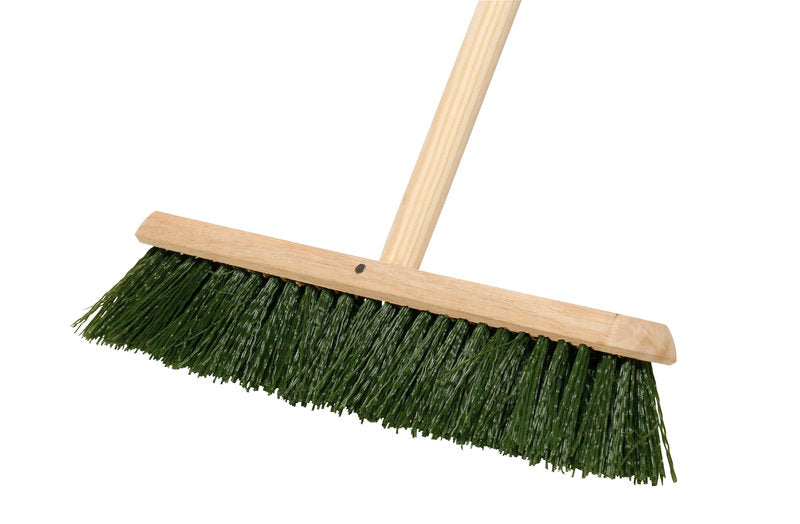 Dosco 18” Patio Brush Stiff Handled (Green Bristle)