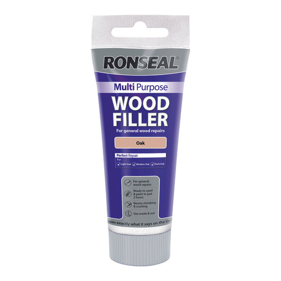 Ronseal Multi Purpose Wood Filler Tube 325g Oak