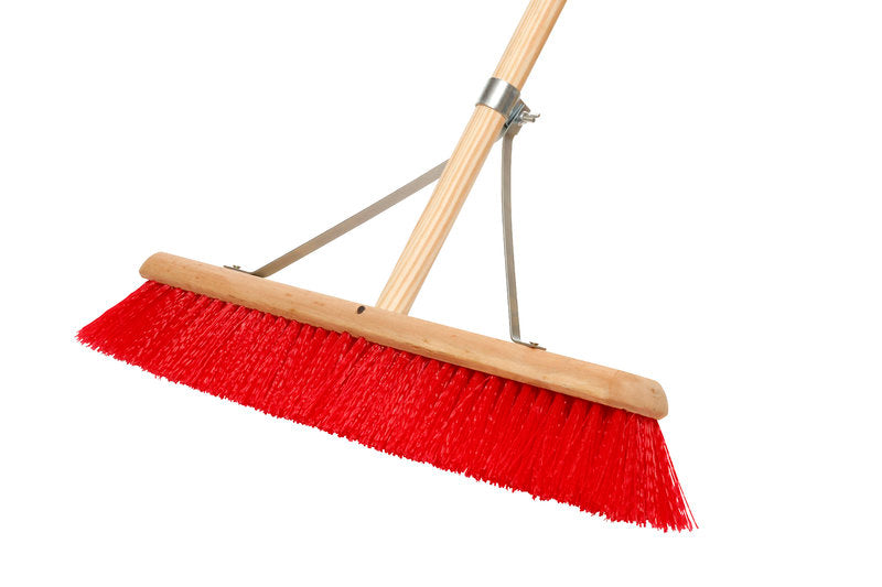 Dosco Stiff Synthetic Stage Broom 24 Inch Handled & Stays