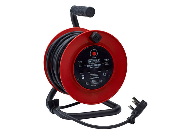 Faithfull 20m Cable Reel