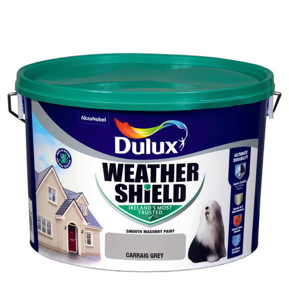 Dulux Weathershield Carraig Grey 10L