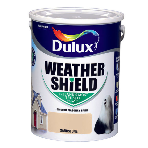 Dulux Weathershield Smooth Masonry Sandstone 5L
