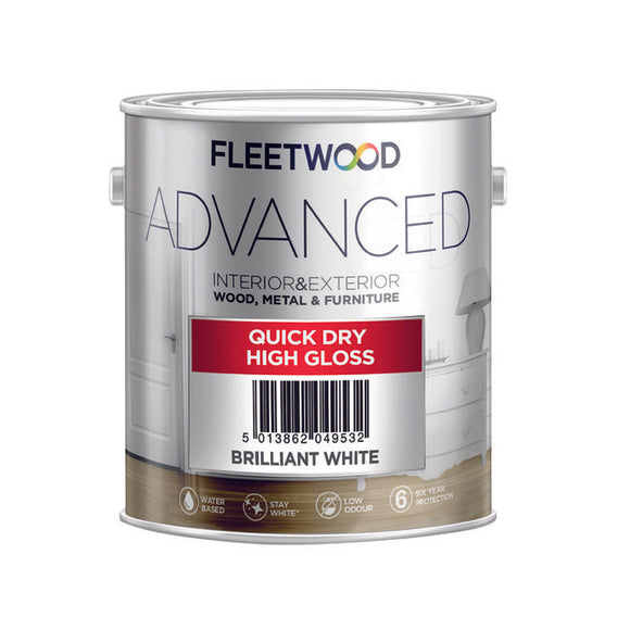 Fleetwood Advanced Gloss Brilliant White 2.5L