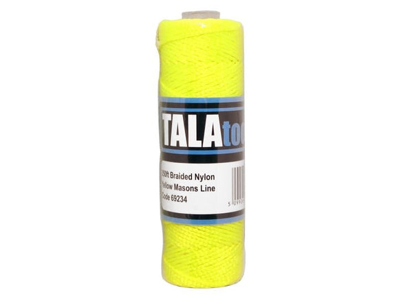 Tala Yellow Braided Masons Line 350ft