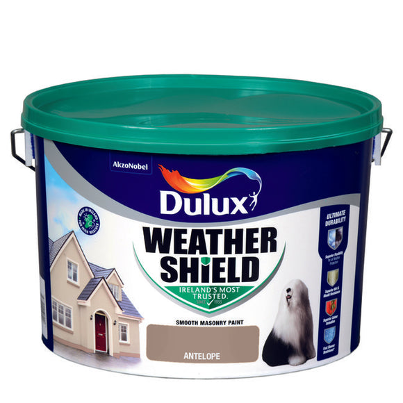 Dulux Weathershield Smooth Masonry Antelope 10L