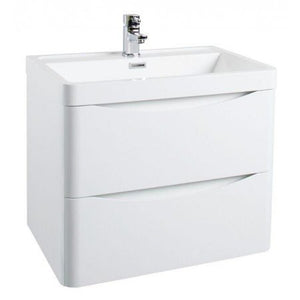 Bali White Gloss Wall Mounted Cabinet 600mm