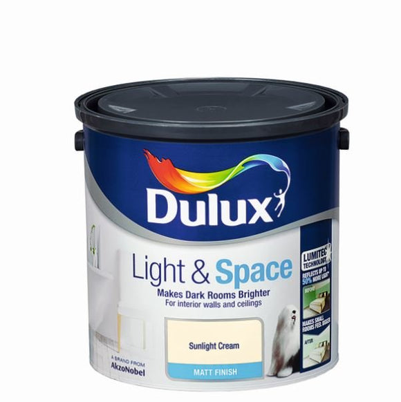 Dulux Light & Space Sunlight Cream  2.5L
