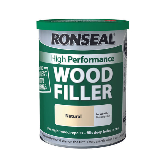 Ronseal High Performance Wood Filler 1kg Natural