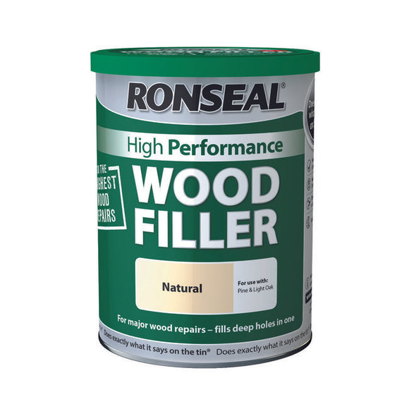 Ronseal High Performance Wood Filler 1kg Natural