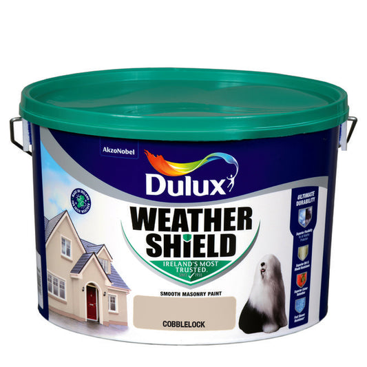 Dulux Weathershield Smooth Masonry Cobblelock 10L