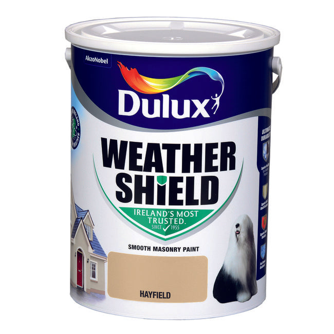 Dulux Weathershield Smooth Masonry Hayfield 5L