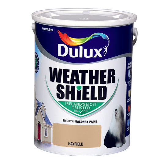Dulux Weathershield Smooth Masonry Hayfield 5L