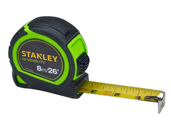 Stanley 8m (26ft) Hi-Vis Tape